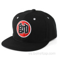 5 paneles Bordado 3D Hip Hop Snapback sombreros